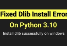 install dlib